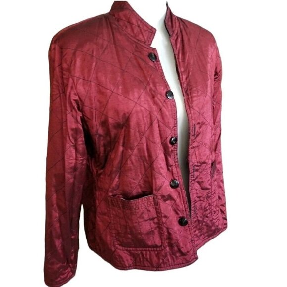 Vintage Size Small Reversible Jacket Patchwork Velvet and Silk Blend Yak Magik - Picture 6 of 12